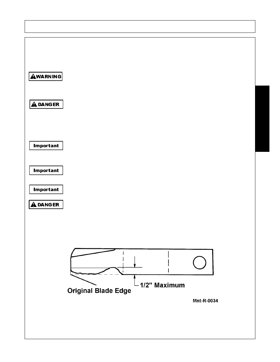 Blade servicing, Blade servicing -17, Maintenance | Rhino Mounts NITRO FN20 User Manual | Page 157 / 168