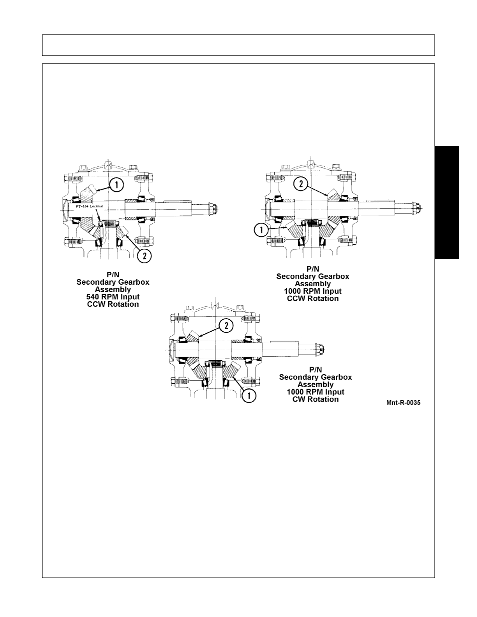 Gearbox arrangements (secondary gearboxes), Gearbox arrangements (secondary gearboxes) -23, Maintenance | Rhino Mounts NITRO FN20 User Manual | Page 163 / 168