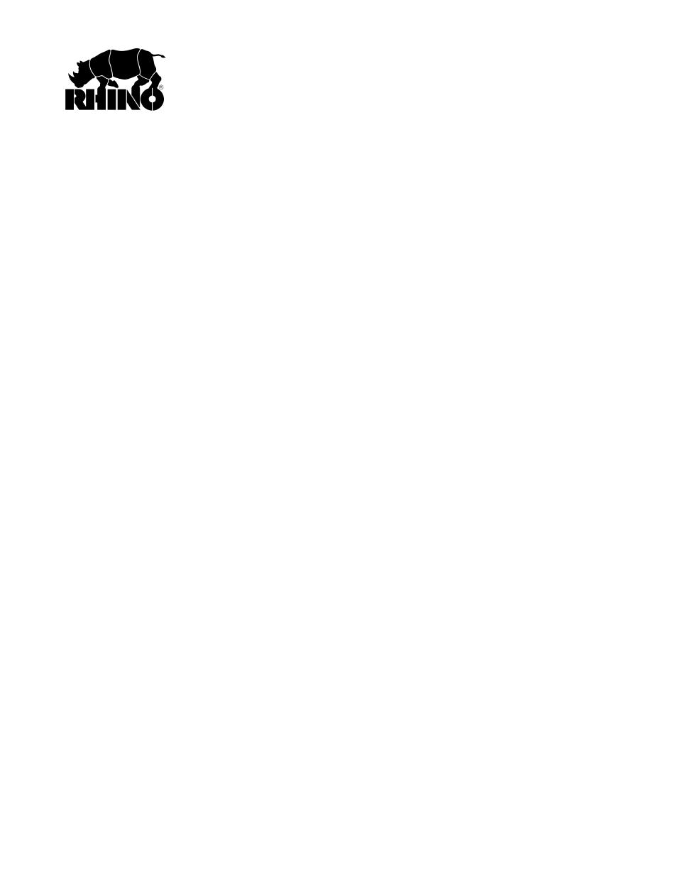 To the owner/operator/dealer | Rhino Mounts NITRO FN20 User Manual | Page 167 / 168