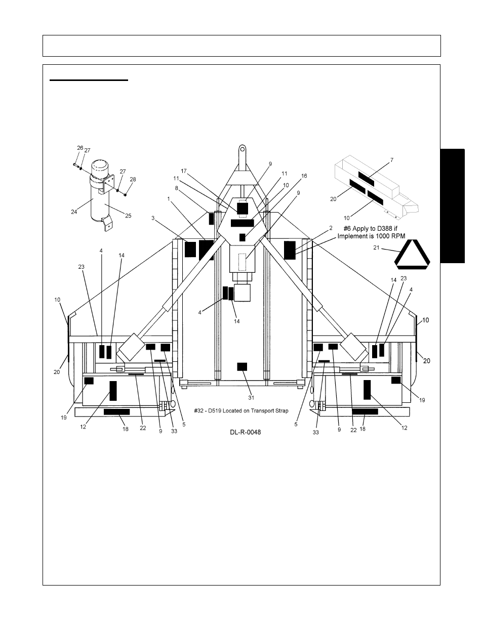 Decal location, Decal location -17, Safety | Rhino Mounts NITRO FN20 User Manual | Page 23 / 168