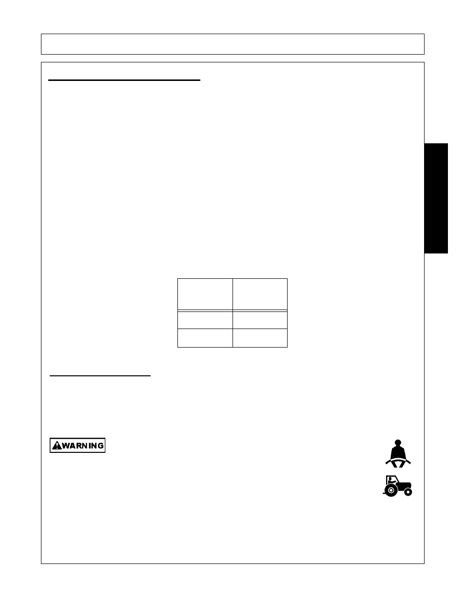 Tractor requirements, Tractor requirements and capabilities, 1 rops and seat belt | Tractor requirements -5 rops and seat belt -5, Operation, Opera t ion | Rhino Mounts NITRO FN20 User Manual | Page 95 / 168