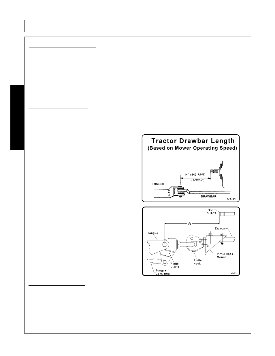 2 tractor safety devices, 3 tractor horsepower, 4 tractor hydraulics | Operation, Opera t ion | Rhino Mounts NITRO FN20 User Manual | Page 96 / 168