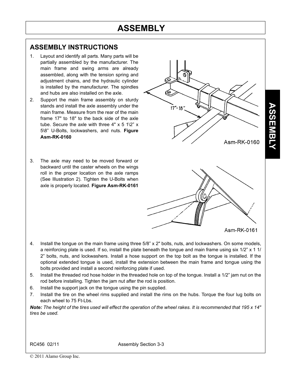 Assembly instructions, Assembly instructions -3, Assembly | Assembl y | Rhino Mounts RC456 User Manual | Page 31 / 72