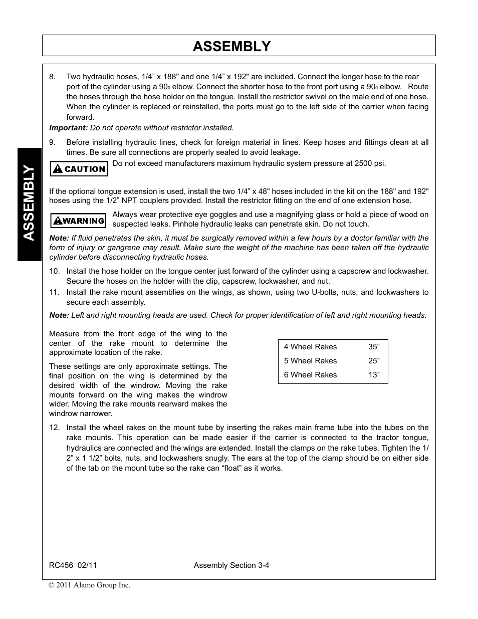 Assembly, Assembl y | Rhino Mounts RC456 User Manual | Page 32 / 72