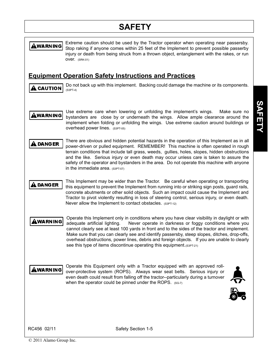 Safety | Rhino Mounts RC456 User Manual | Page 9 / 72