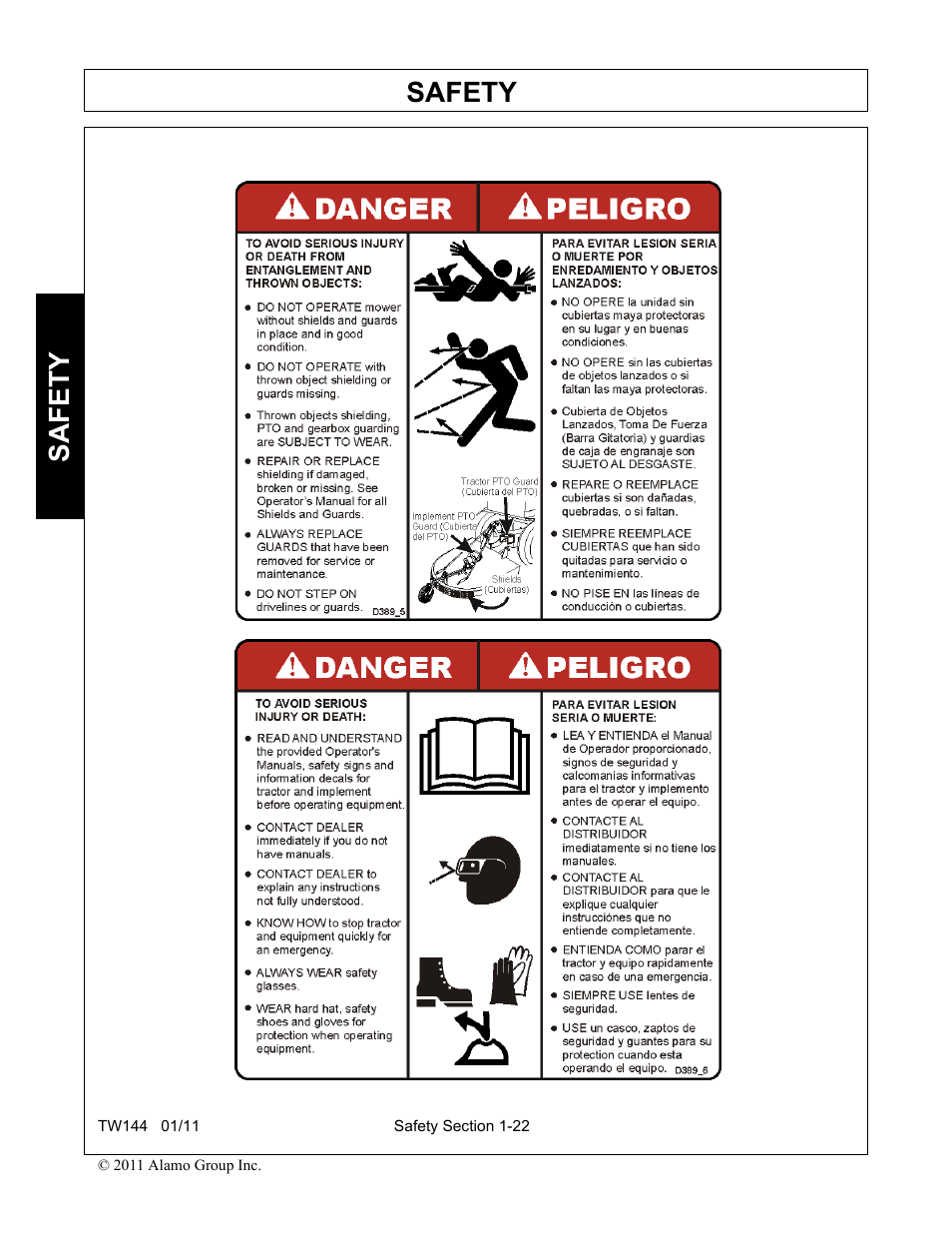 Safety | Rhino Mounts RHINO TW144 User Manual | Page 32 / 196