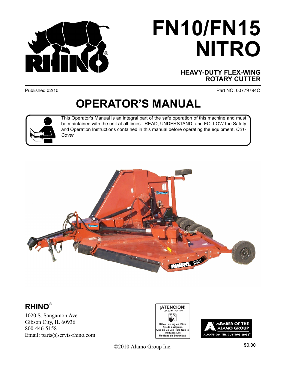 Rhino Mounts NITRO FN10 User Manual | 166 pages