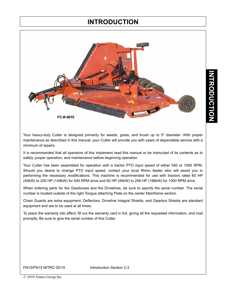 Introduction | Rhino Mounts NITRO FN10 User Manual | Page 83 / 166