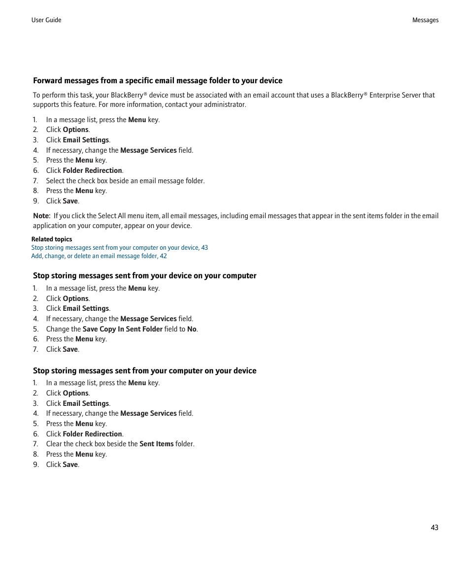 Blackberry 9000 User Manual | Page 45 / 275