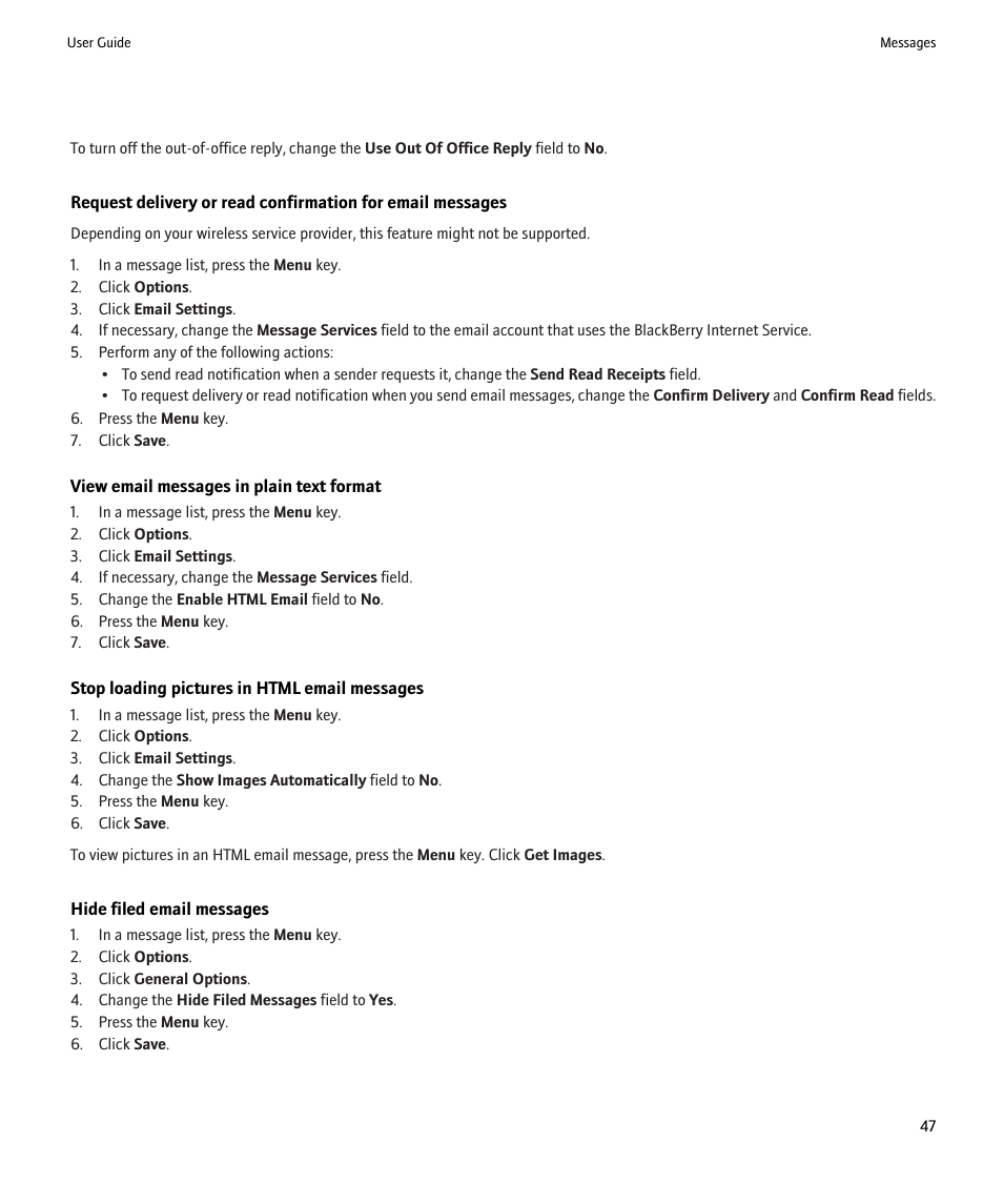 Blackberry 9000 User Manual | Page 49 / 275
