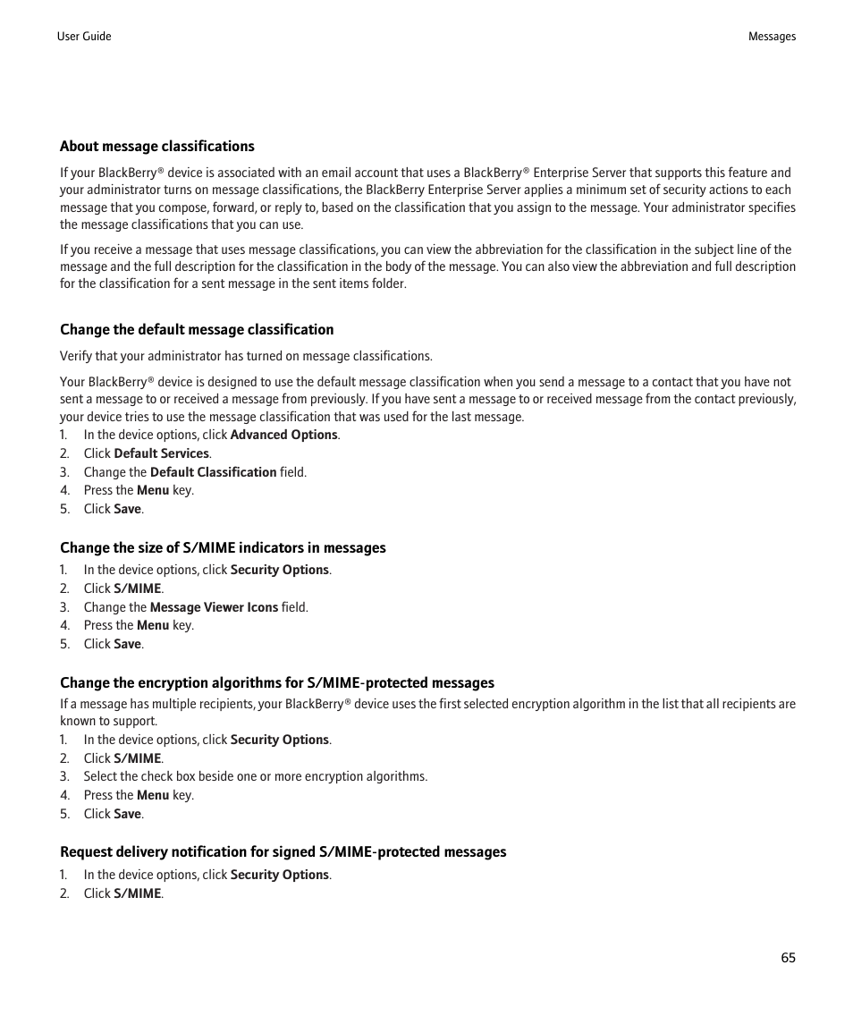 Blackberry 9000 User Manual | Page 67 / 275