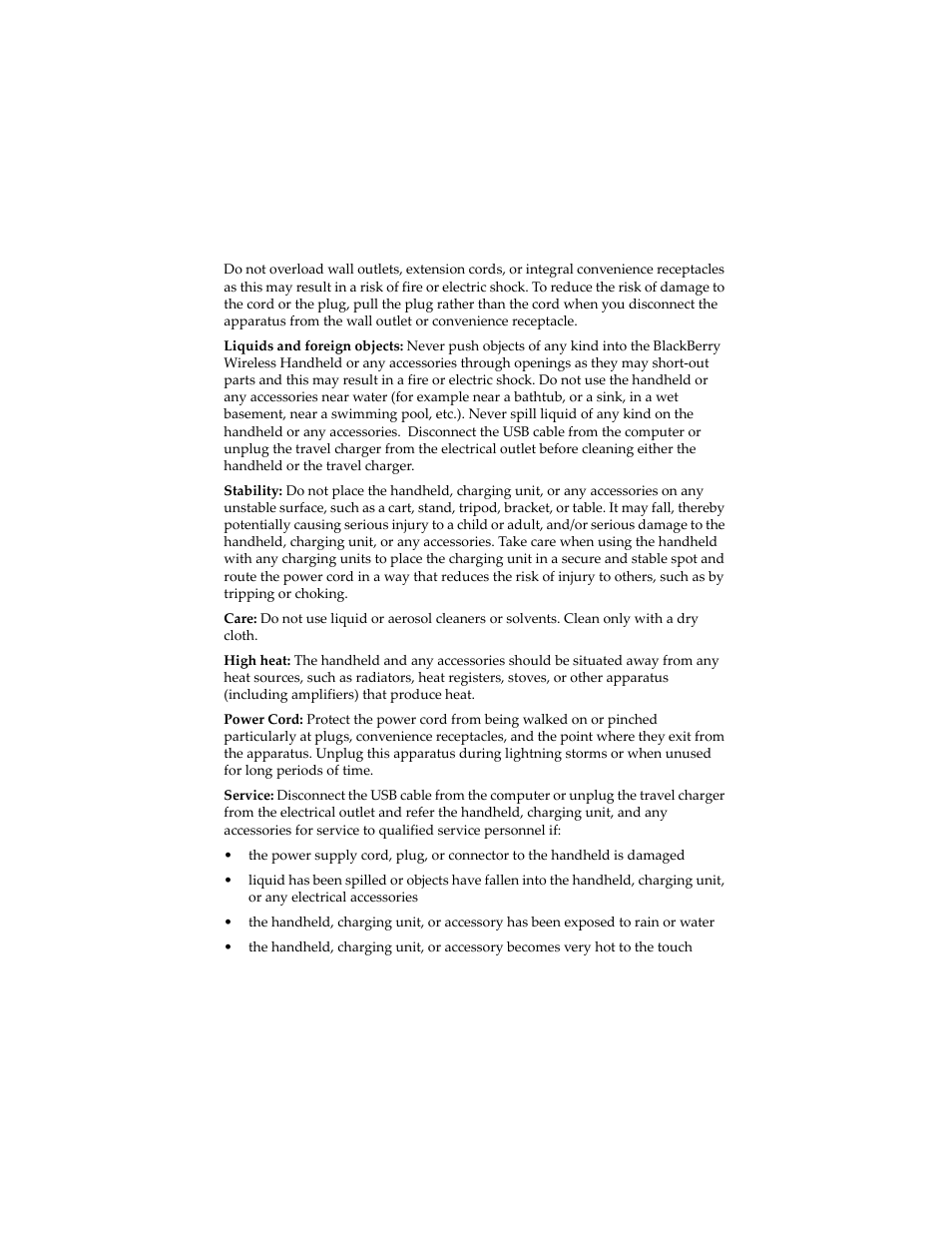 Blackberry 6210 User Manual | Page 13 / 311