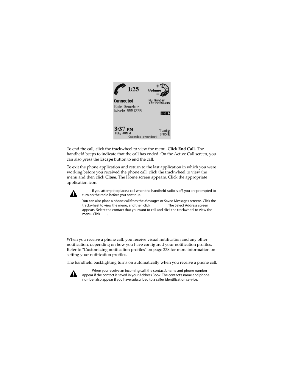 Answering phone calls | Blackberry 6210 User Manual | Page 137 / 311