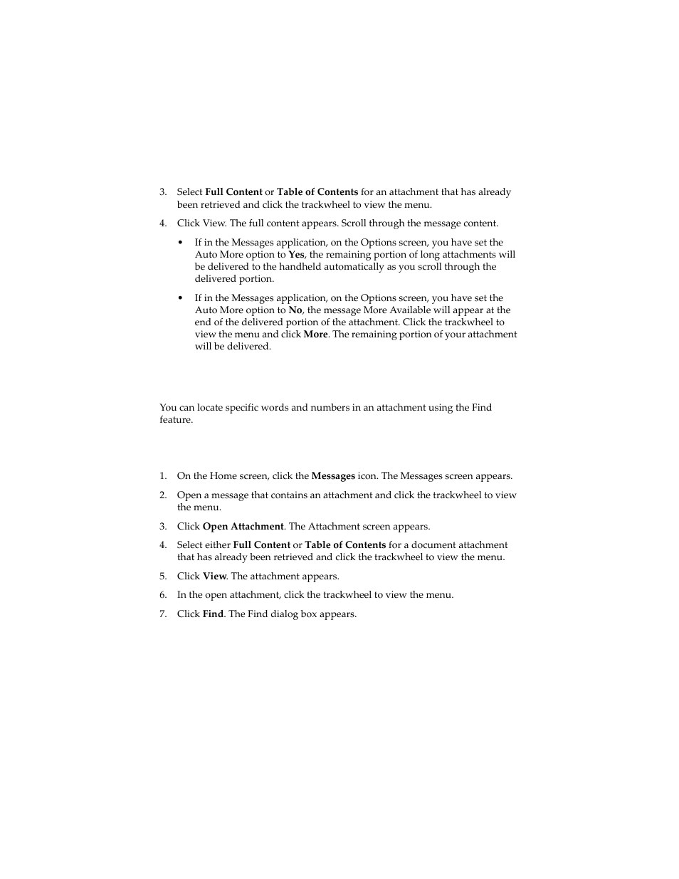Using the find feature, To use the find feature | Blackberry 6210 User Manual | Page 195 / 311
