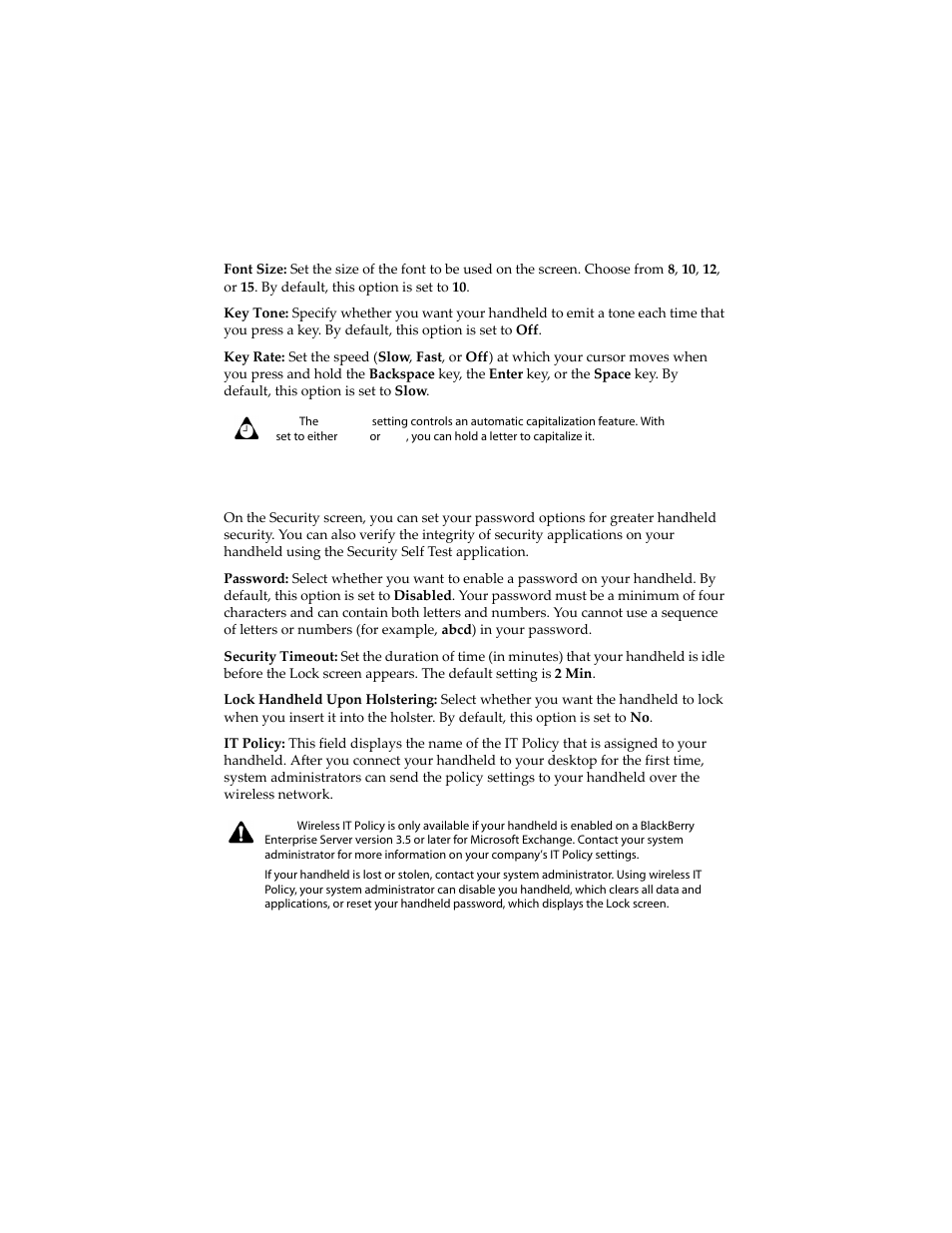 Security | Blackberry 6210 User Manual | Page 255 / 311