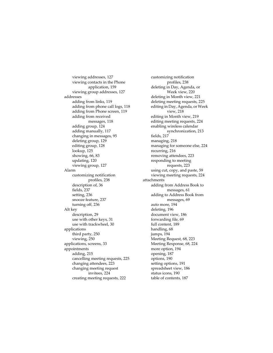 Blackberry 6210 User Manual | Page 294 / 311