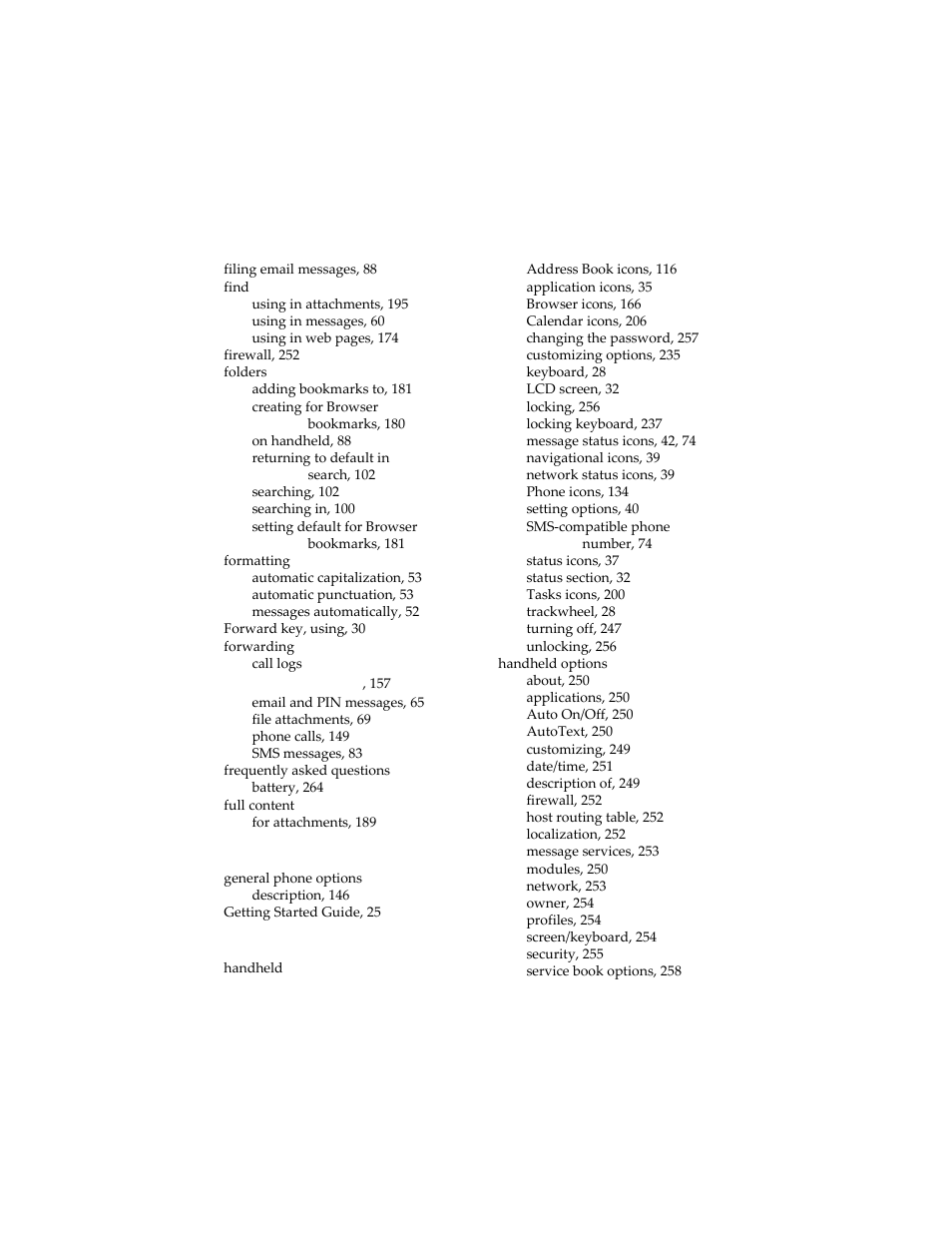 Forwarding | Blackberry 6210 User Manual | Page 301 / 311