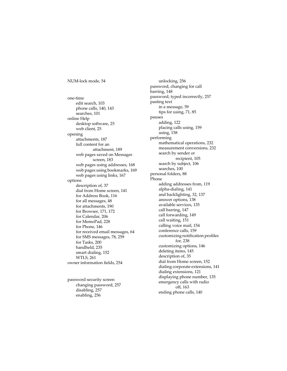 Blackberry 6210 User Manual | Page 304 / 311