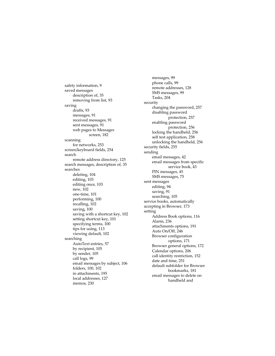 Blackberry 6210 User Manual | Page 307 / 311