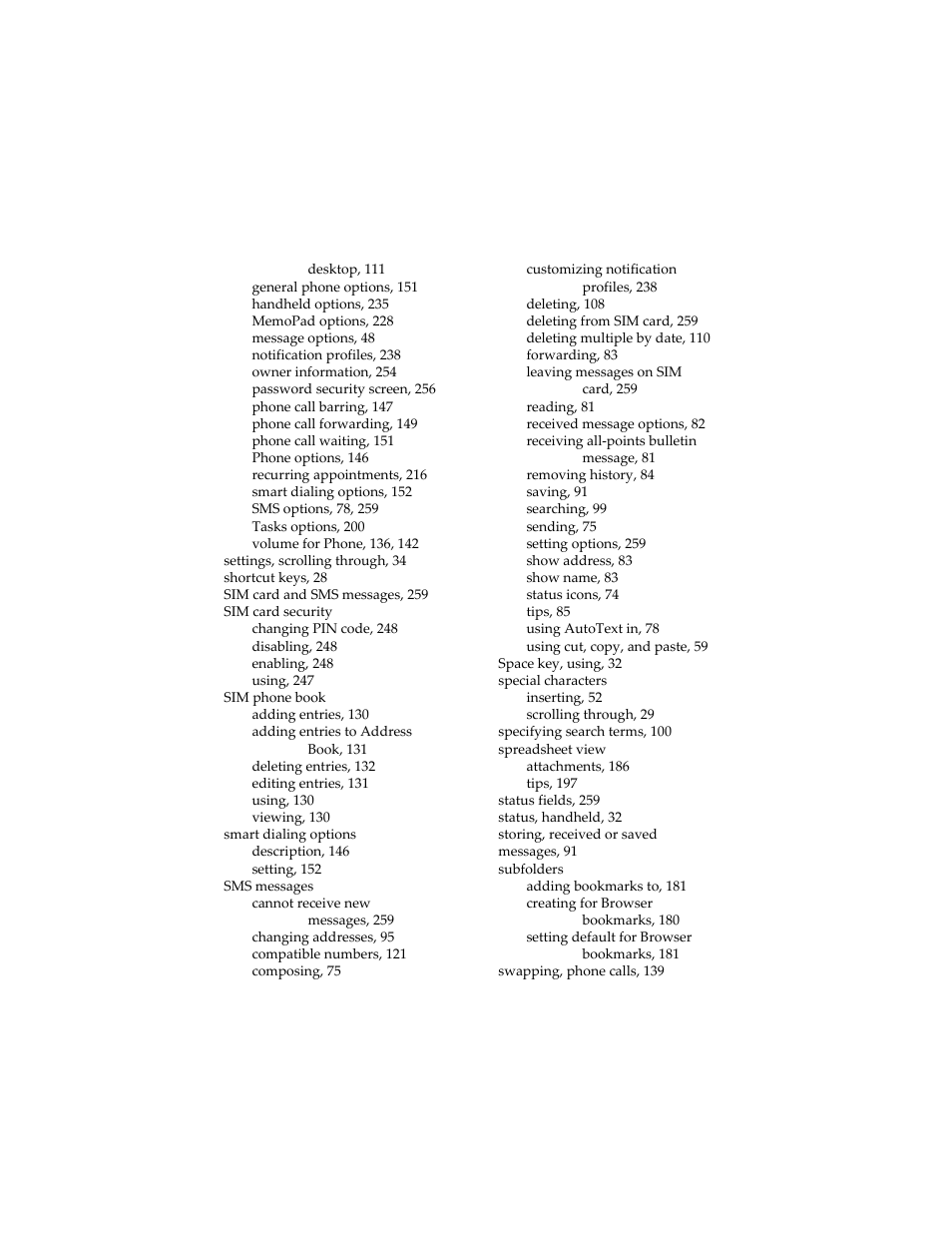Blackberry 6210 User Manual | Page 308 / 311