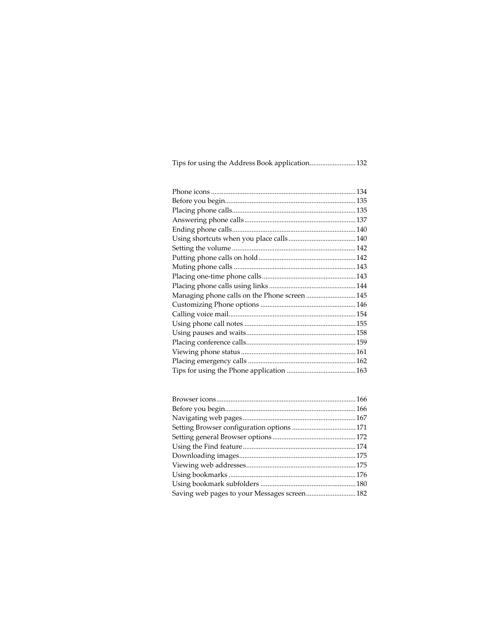 Blackberry 6210 User Manual | Page 5 / 311