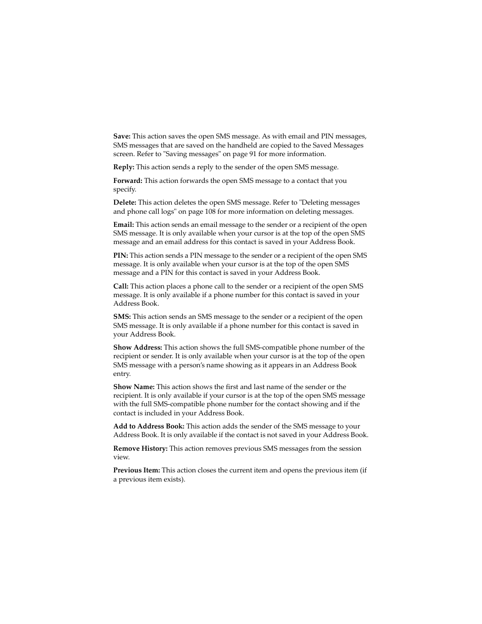 Blackberry 6210 User Manual | Page 83 / 311