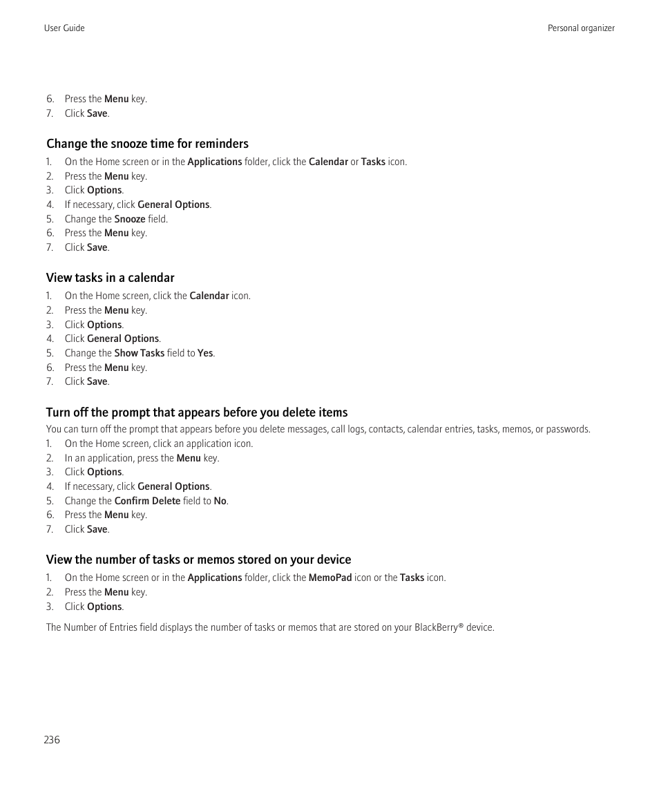Blackberry CURVE 8980 User Manual | Page 238 / 443