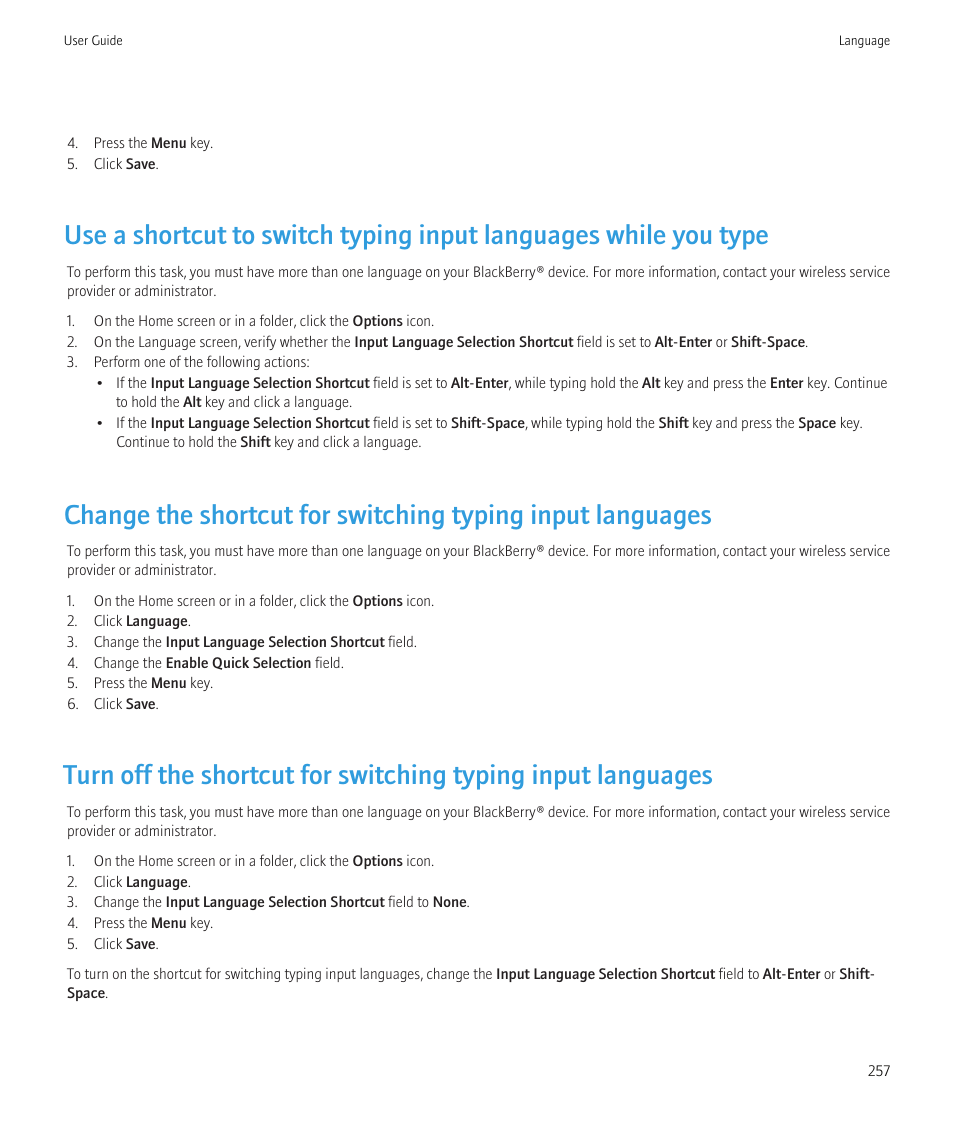 Blackberry CURVE 8980 User Manual | Page 259 / 443