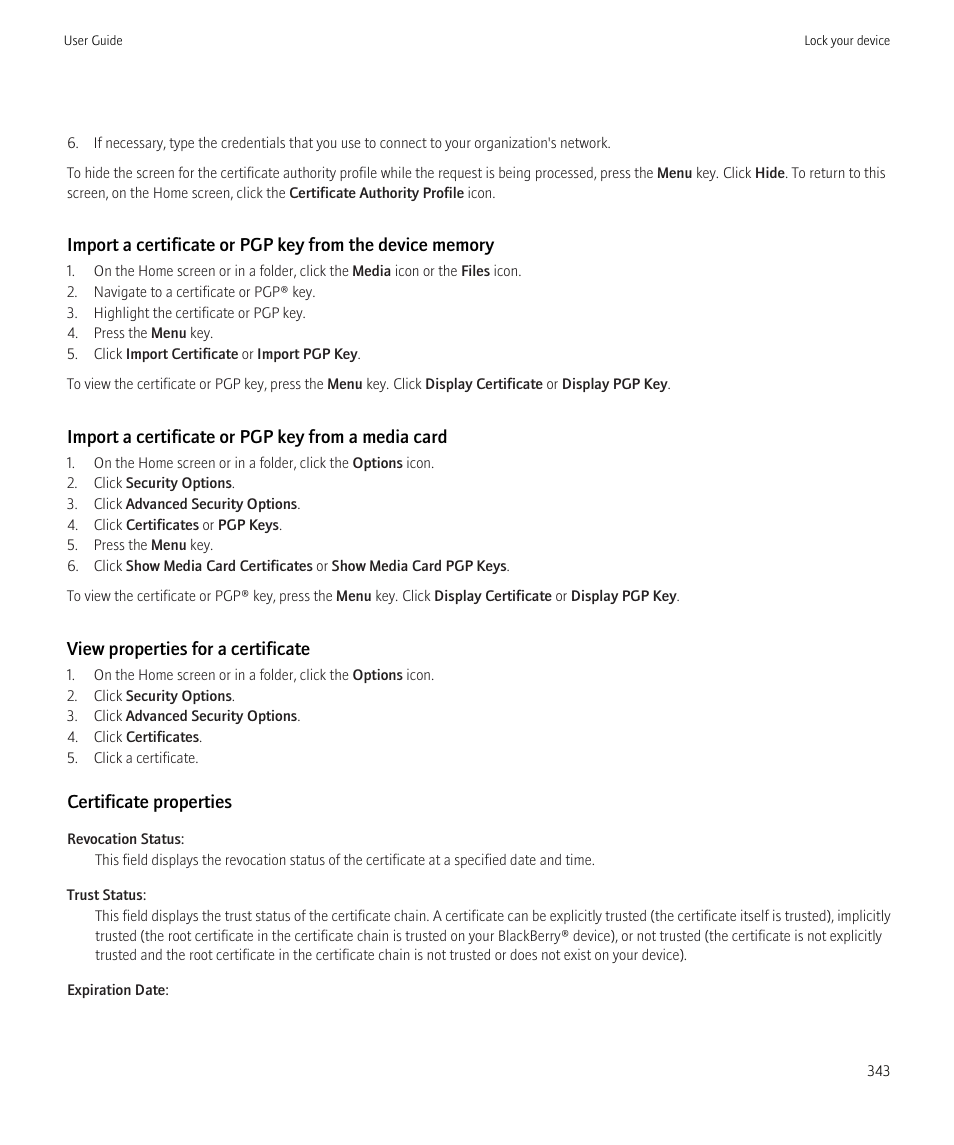 Blackberry CURVE 8980 User Manual | Page 345 / 443