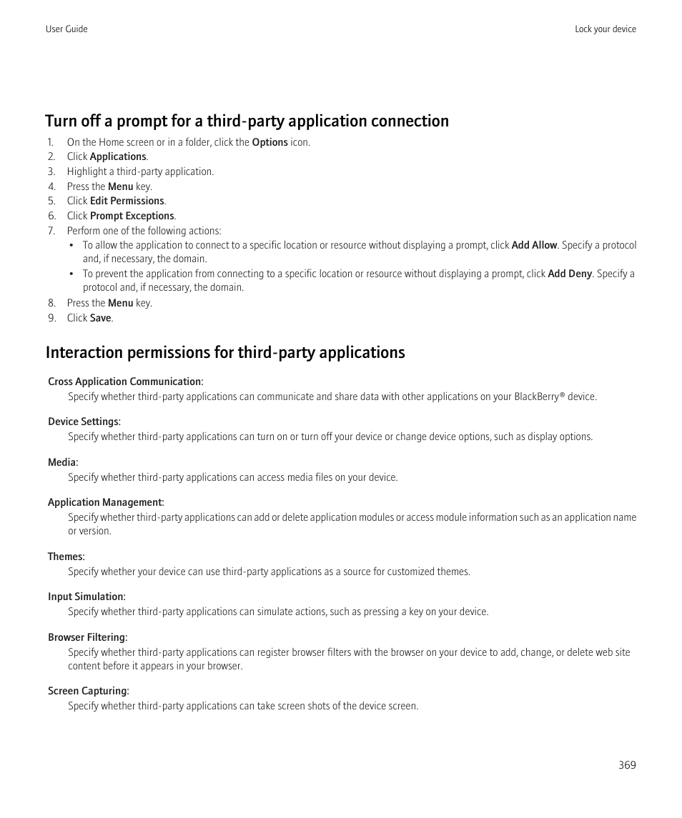 Blackberry CURVE 8980 User Manual | Page 371 / 443