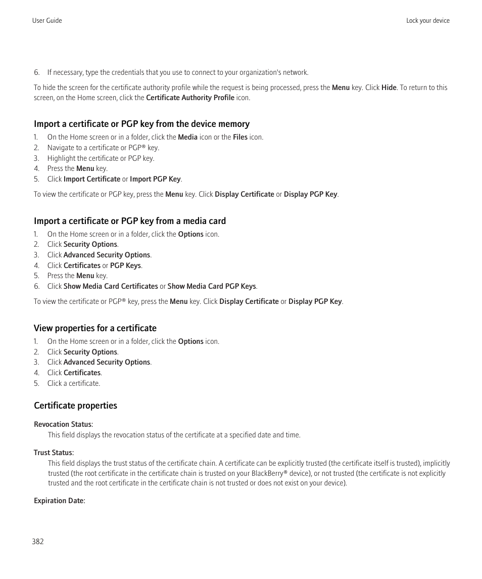 Blackberry CURVE 8980 User Manual | Page 384 / 443