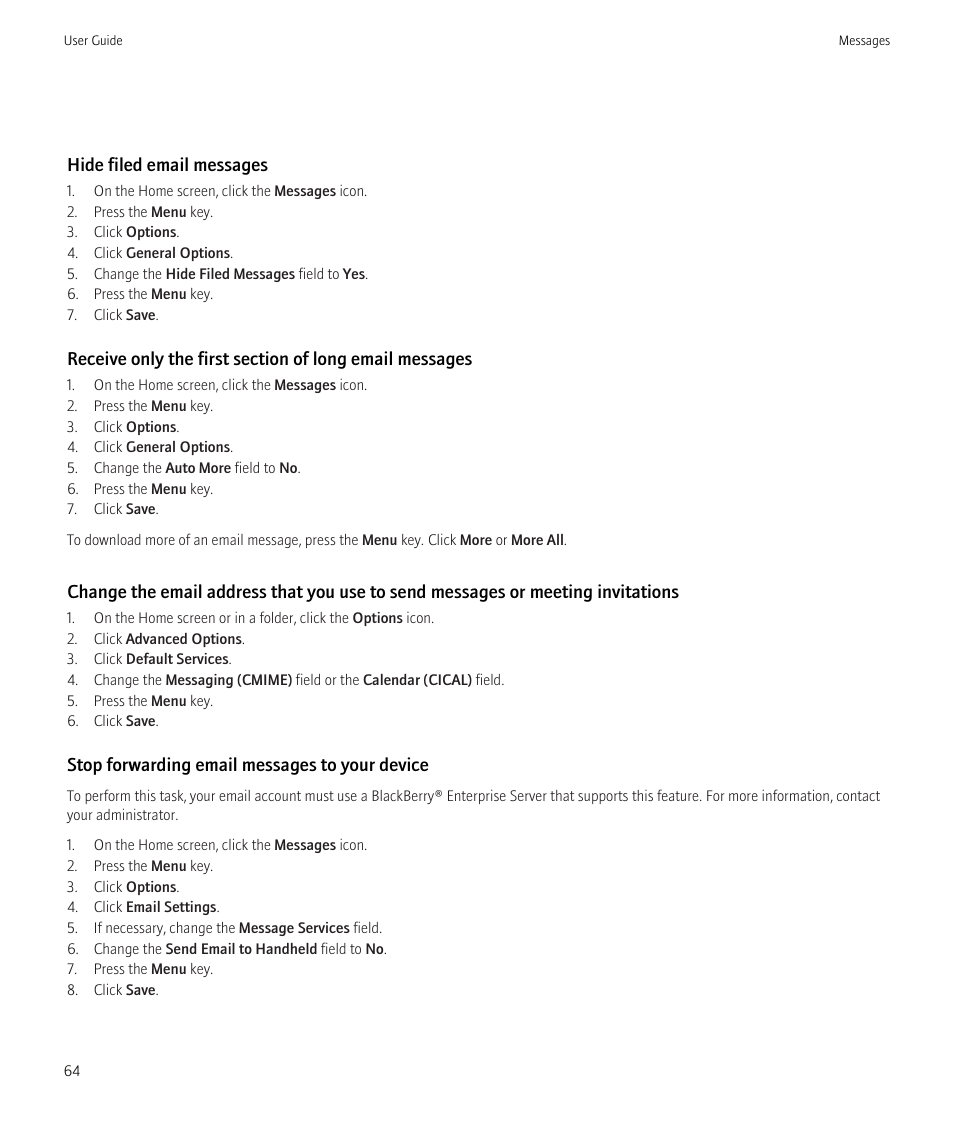 Blackberry CURVE 8980 User Manual | Page 66 / 443