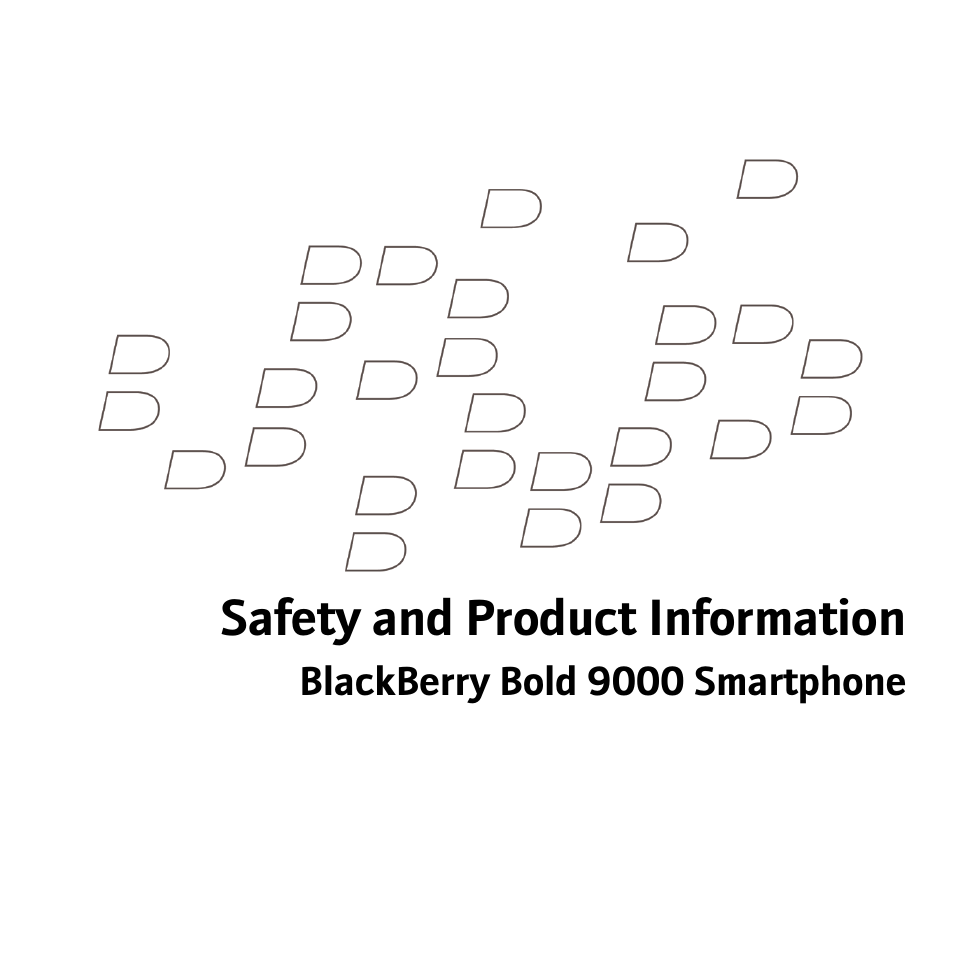Blackberry Bold 9000 User Manual | 36 pages