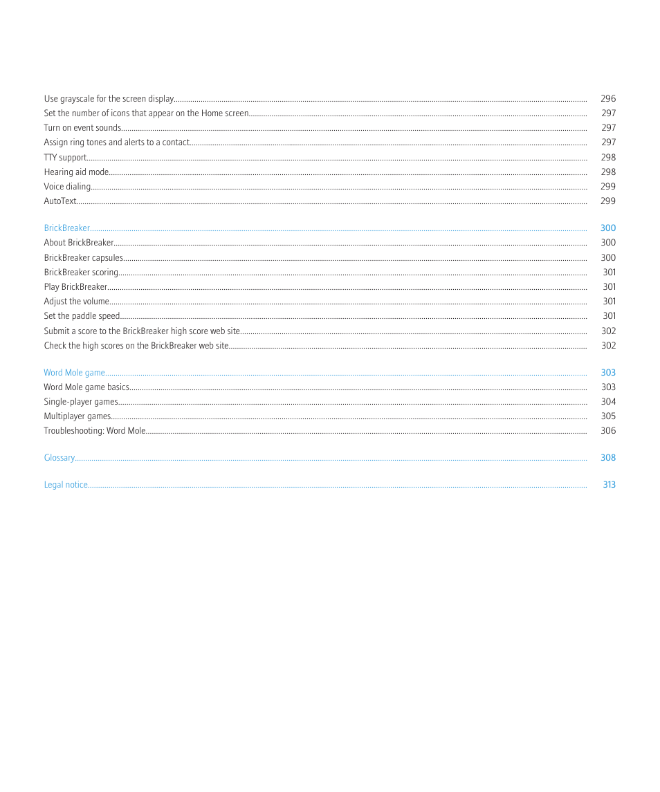 Blackberry CURVE 8350I User Manual | Page 10 / 318