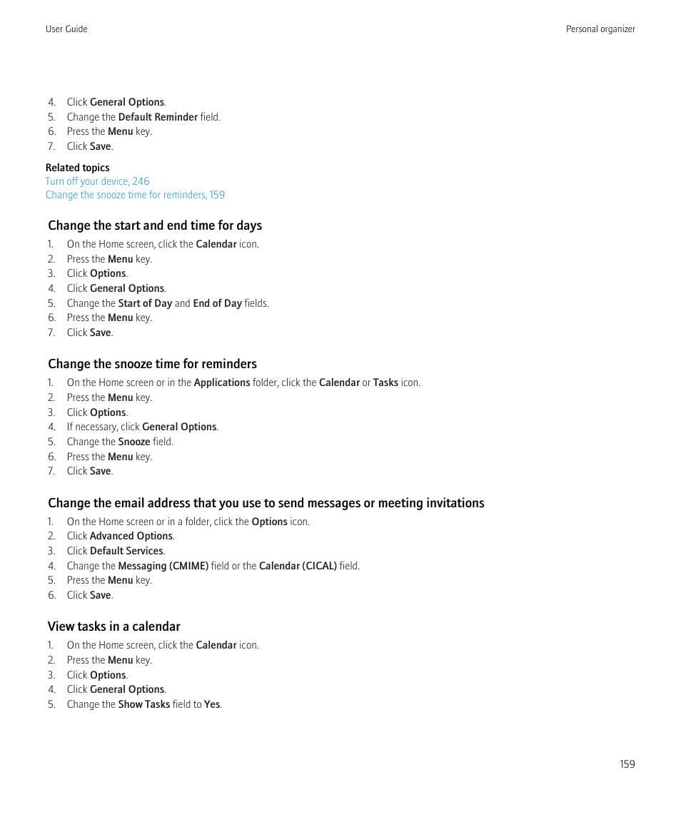 Blackberry CURVE 8350I User Manual | Page 161 / 318