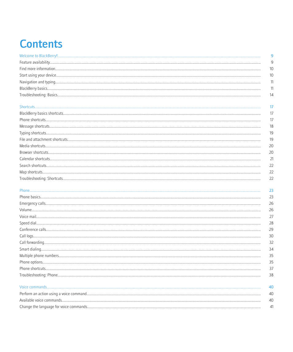 Blackberry CURVE 8350I User Manual | Page 3 / 318