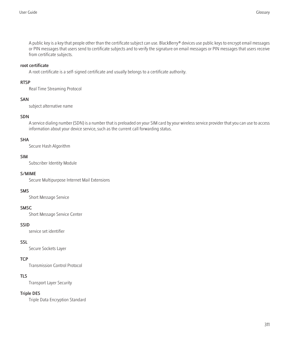 Blackberry CURVE 8350I User Manual | Page 313 / 318
