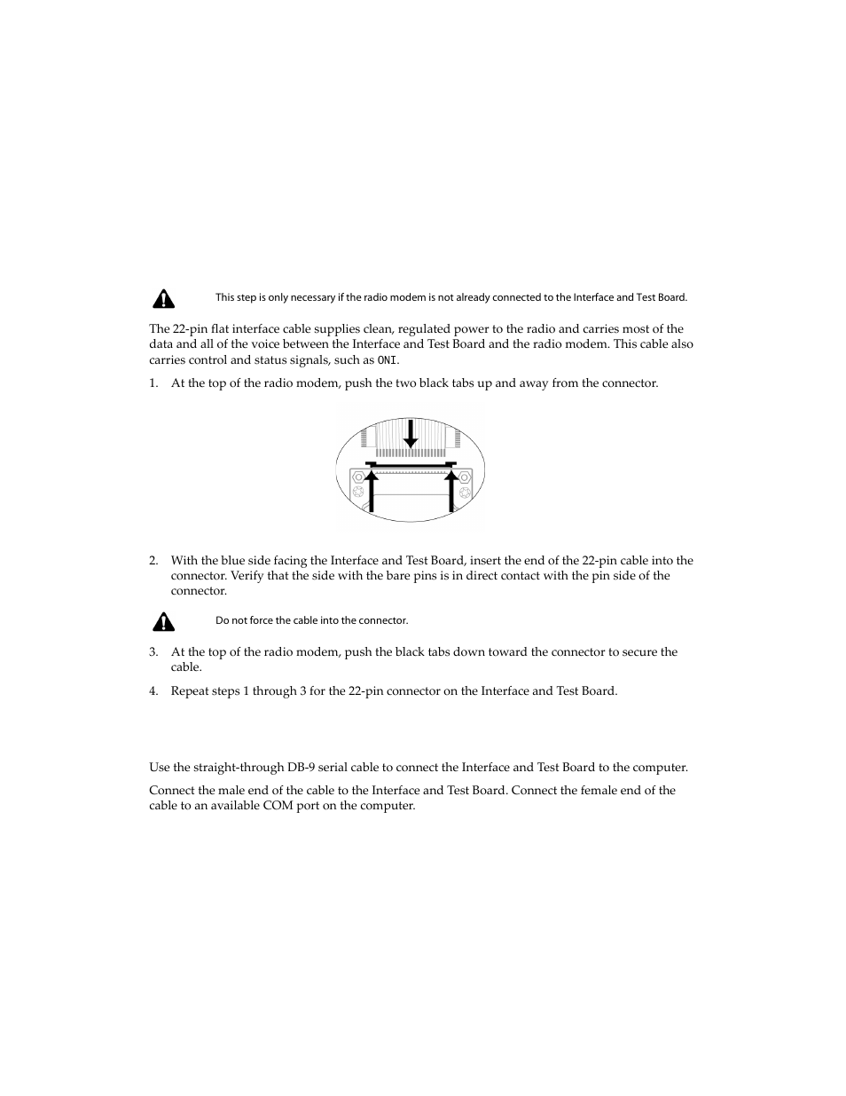 Connecting the radio modem, Connecting to the computer | Blackberry 1802G User Manual | Page 10 / 28