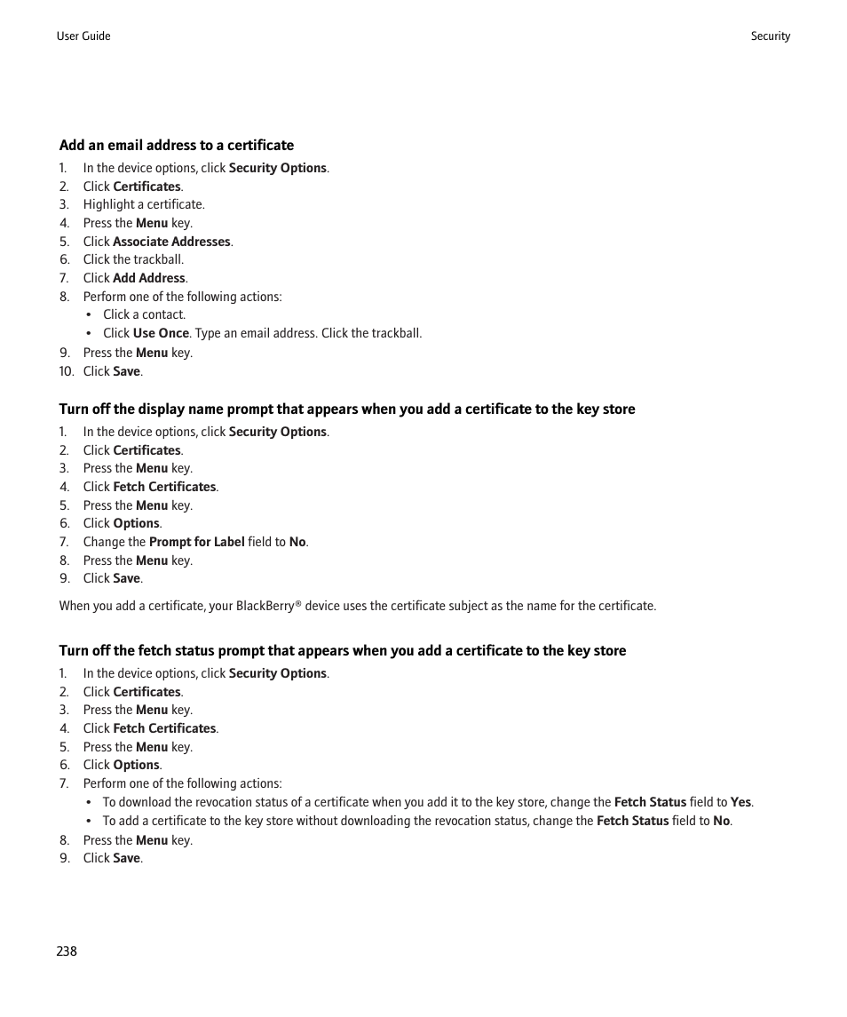 Blackberry Pearl 8220 User Manual | Page 240 / 277