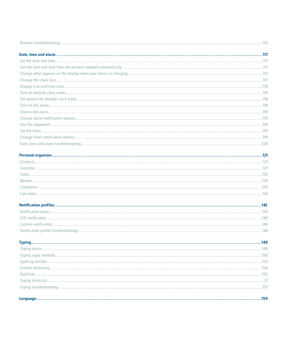 Blackberry Pearl 8220 User Manual | Page 5 / 277