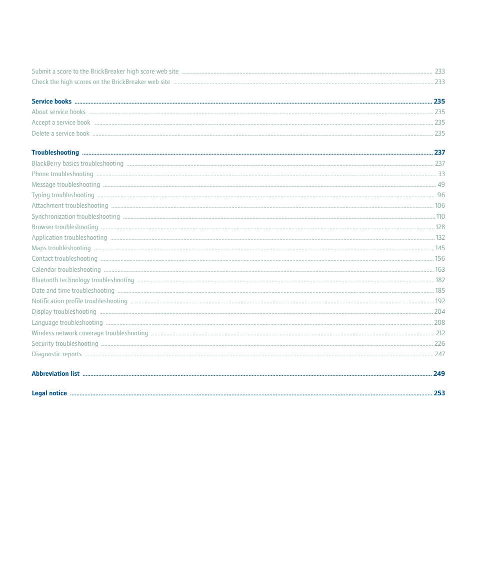Blackberry 8707 User Manual | Page 10 / 323