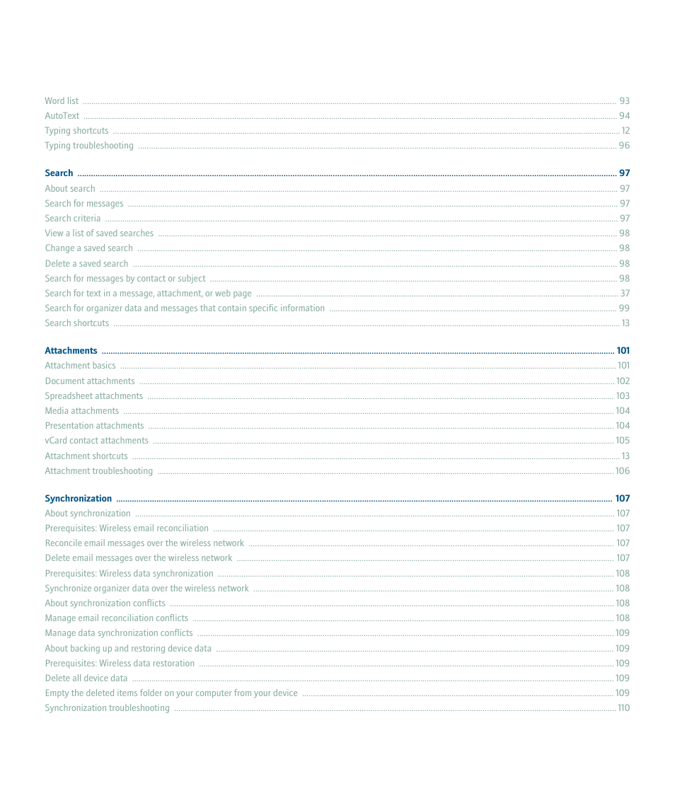 Blackberry 8707 User Manual | Page 5 / 323
