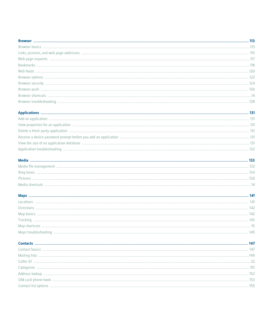 Blackberry 8707 User Manual | Page 6 / 323
