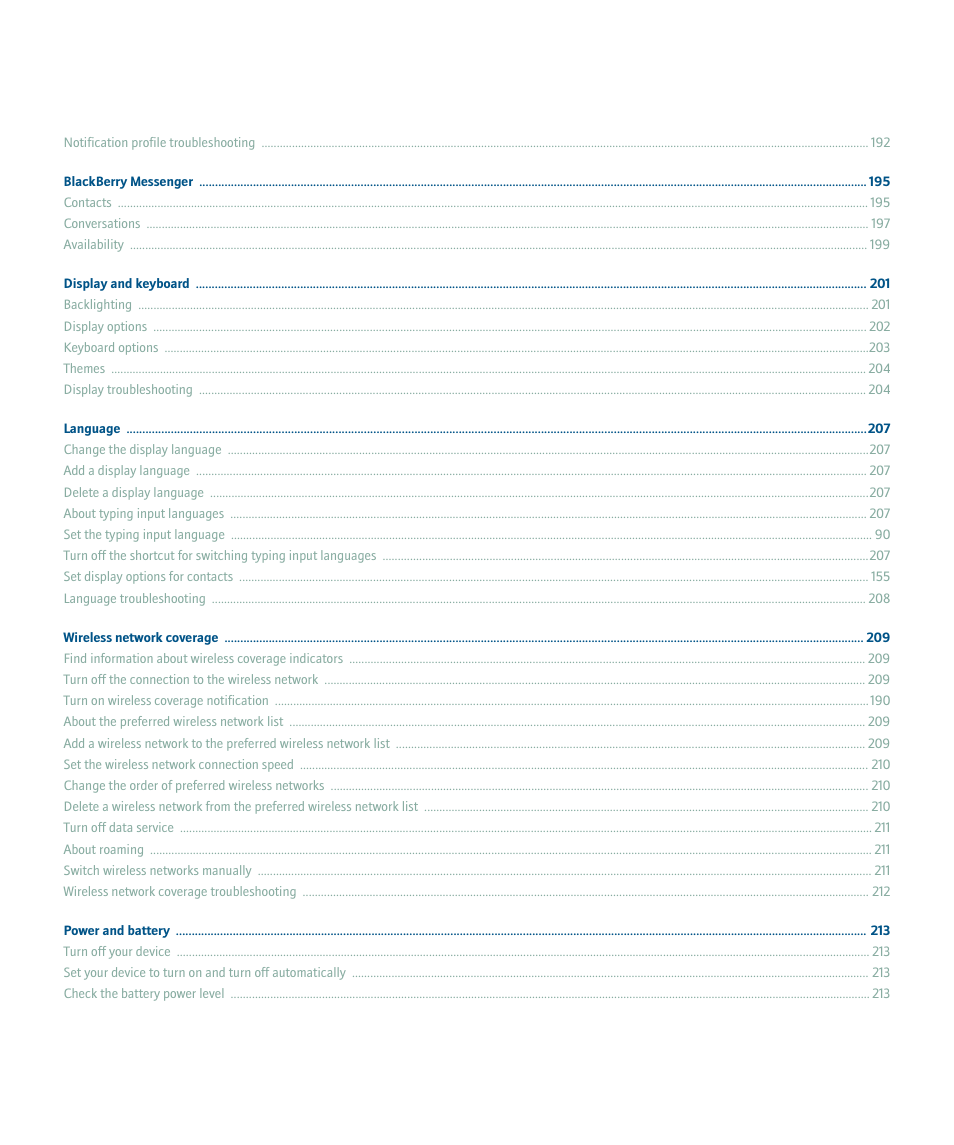 Blackberry 8707 User Manual | Page 8 / 323