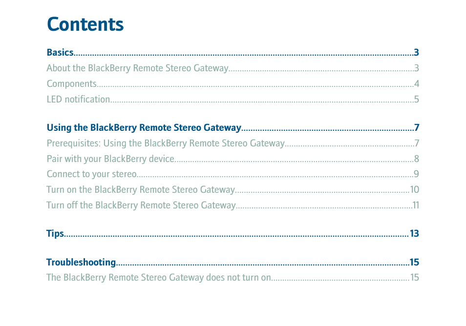Blackberry MAT-17698-001 User Manual | Page 3 / 30
