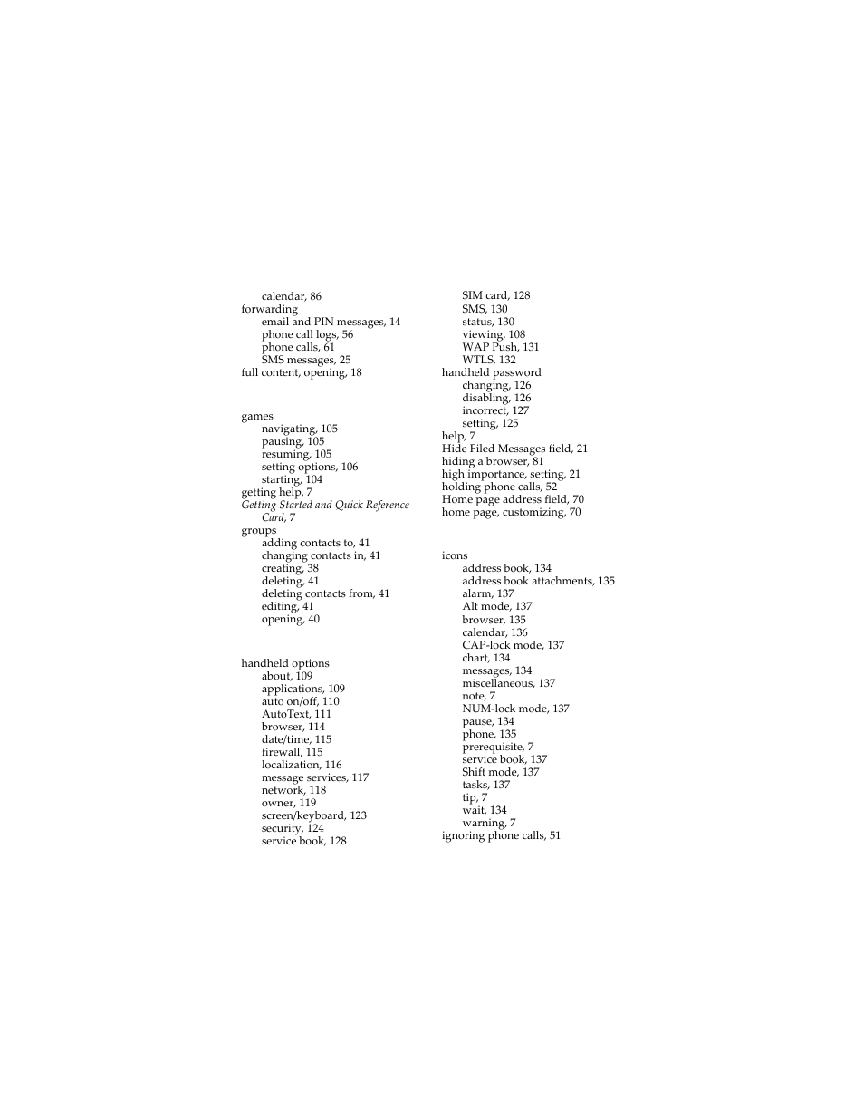 Blackberry 7230 User Manual | Page 145 / 152