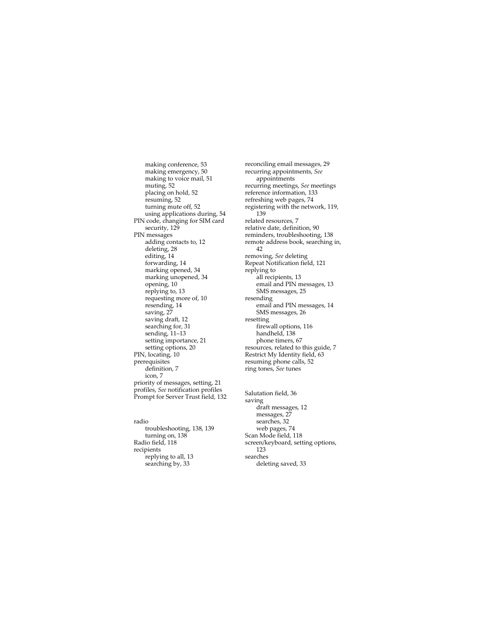 Blackberry 7230 User Manual | Page 148 / 152