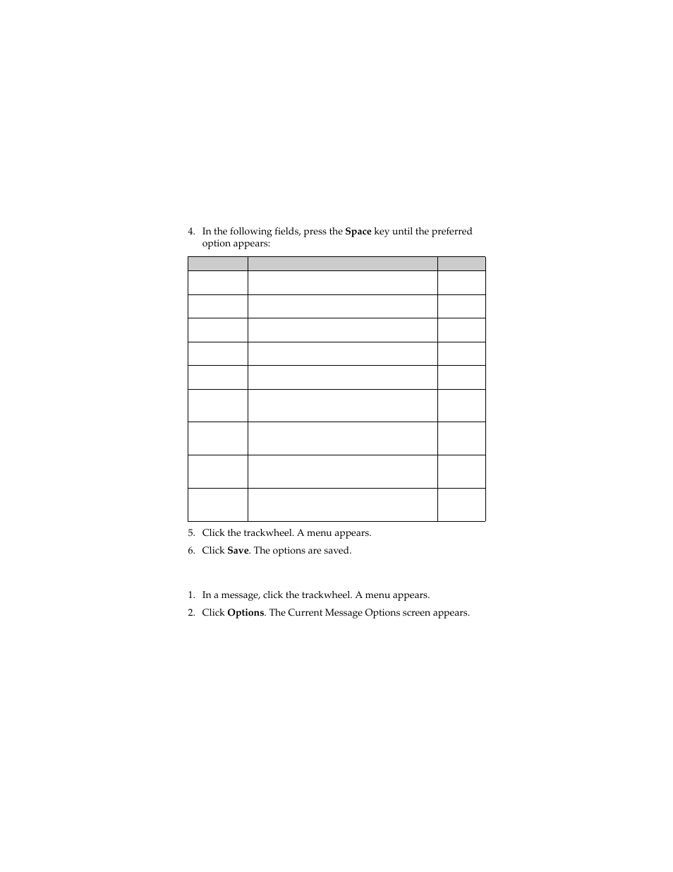 Set the importance level of a message | Blackberry 7230 User Manual | Page 21 / 152