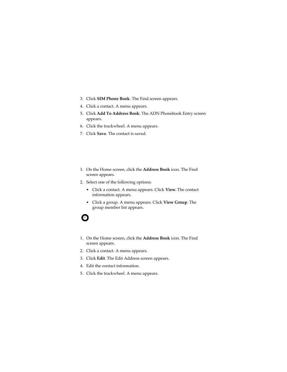 Managing the address book | Blackberry 7230 User Manual | Page 40 / 152