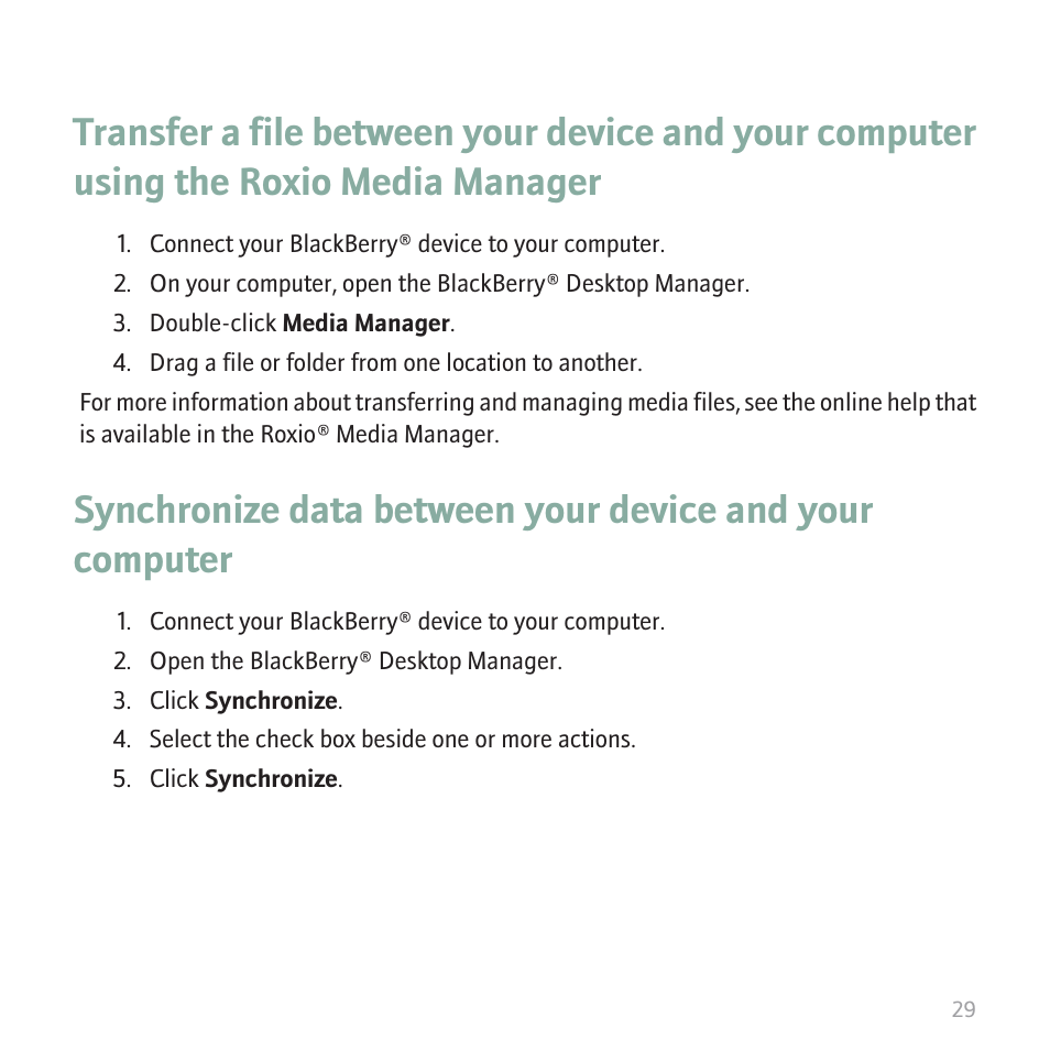 Blackberry 8820 User Manual | Page 31 / 44